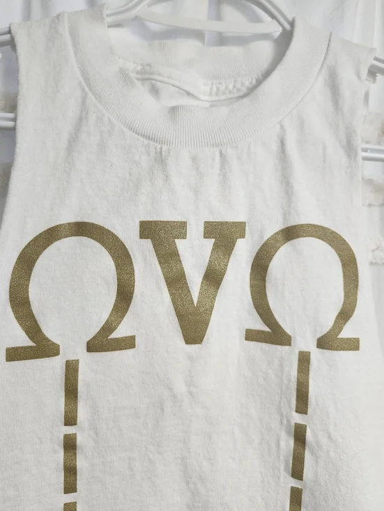 Mint Condition, Rare, Vtg, Ovo, "Omega Tears" Sleeveless Tank. - Picture 4 of 6
